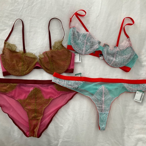 DORA LARSEN brand new with tags Bra 34C + bottom L - Picture 6 of 6